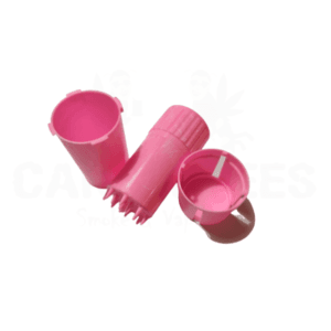 גריינדר מדטיינר ורוד עם תא אחסון - MEDTAINER Grinder 1