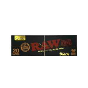 קונוס RAW שחור גדול 20 יח