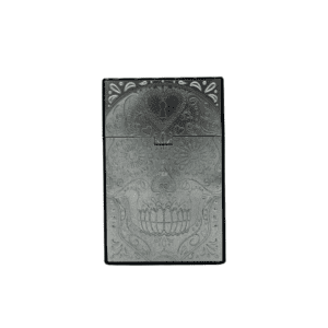 קופסא לאחסון סיגריות עם סגירת וואקום בעיצוב גולגלות יוקרתי