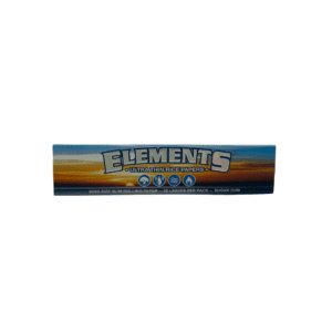 ניירות גלגול מבית ELEMENTS ללא פילטר קינג סייז צבע כחול
